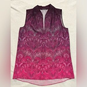 Elie Tahari top sized XS stunning pattern and perfect silhouette